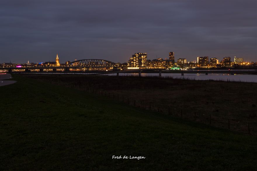 Gzicht op Nijmegen